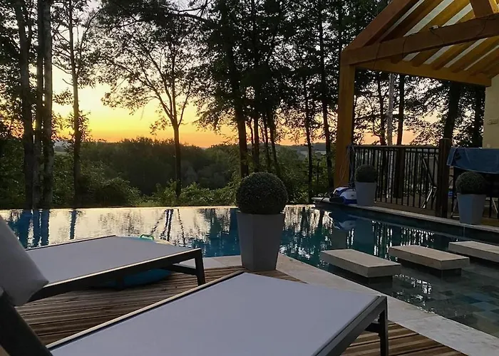 فيلة Nature & Douets - Aux Portes Du Mans - 5 Climatisees - Piscine A Debordement Et Terrain Arbore D'1 Hectare